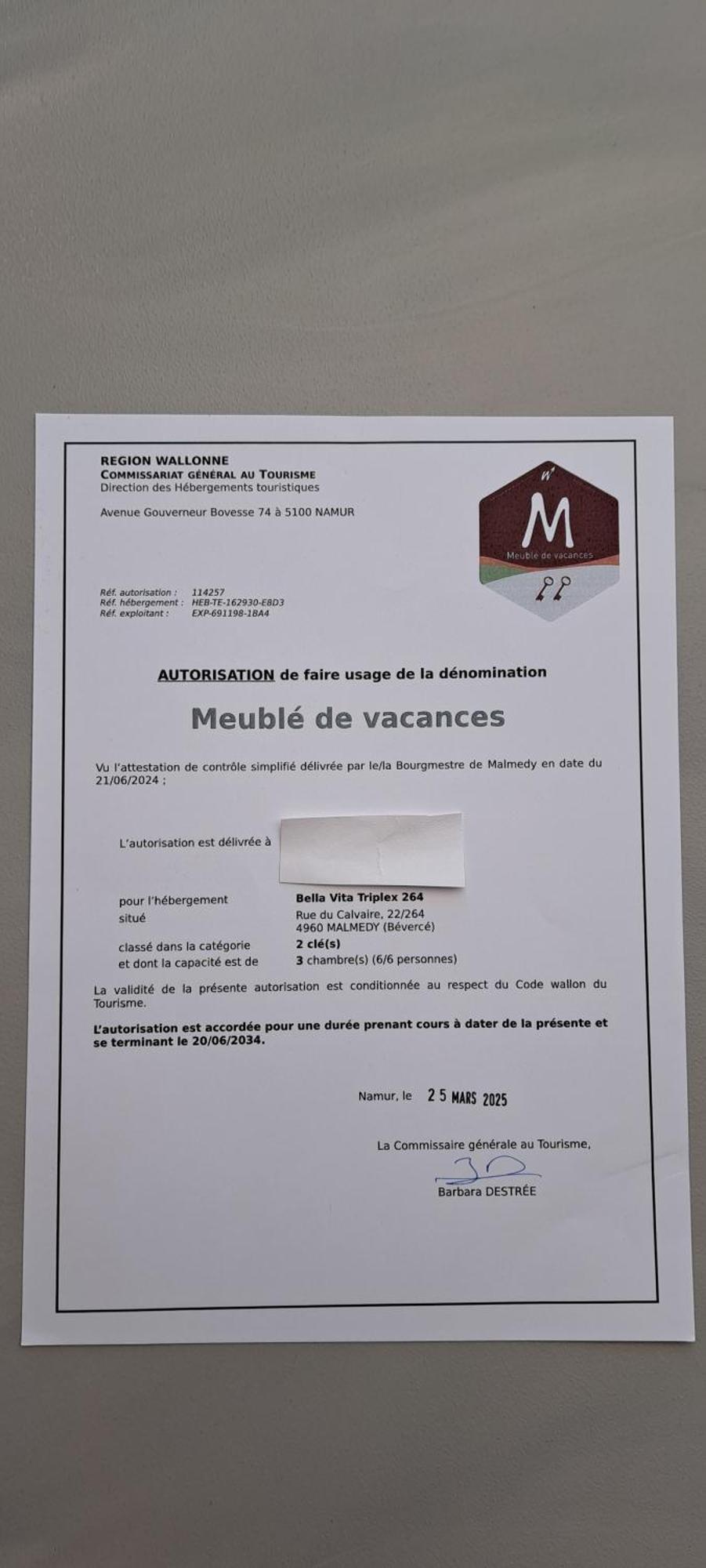 Hébergement de vacances Bella Les Terrasses De Triplex 264 Malmedy